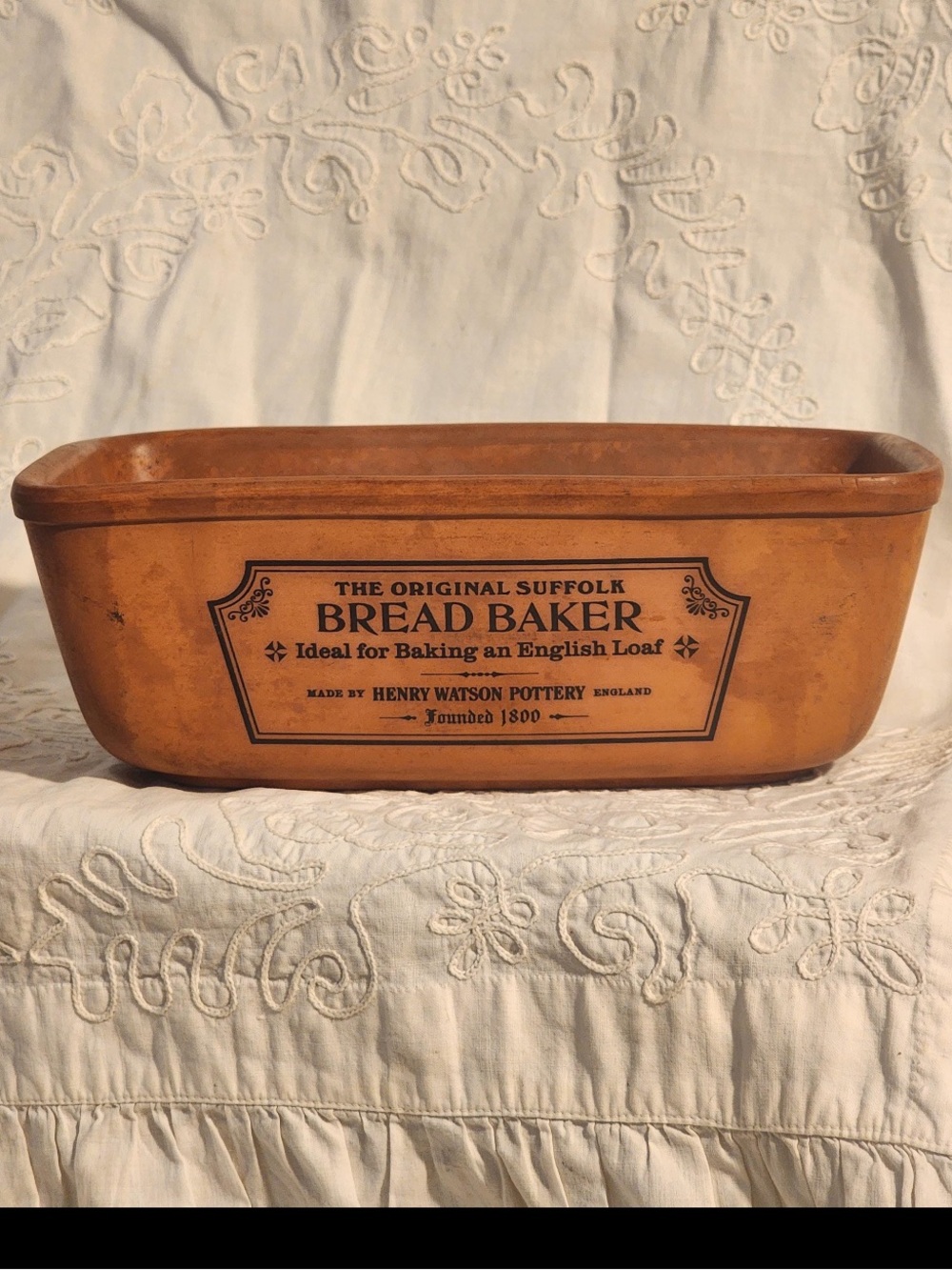 Vintage Original Suffolk Bread Baker-Watson Henry Pottery England